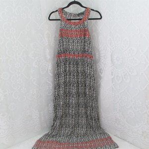 THML Boho Style White/Black Maxi Dress